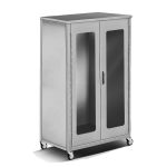 کمد اتاق عمل درب شیشه ای استیل Cubmax CC001